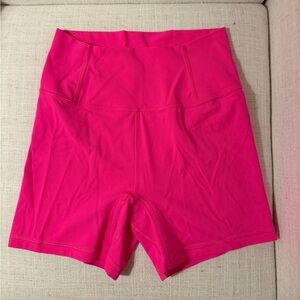 Free people movement: never better run shorts- hot pink- small